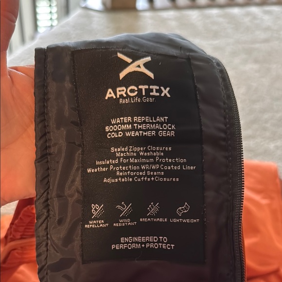 Orange Snow Bib Overalls - Picture 5 of 6